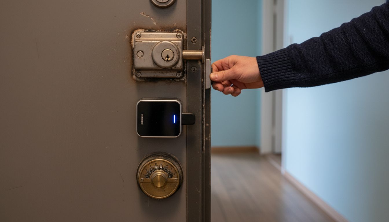 brandsäkra lås typer