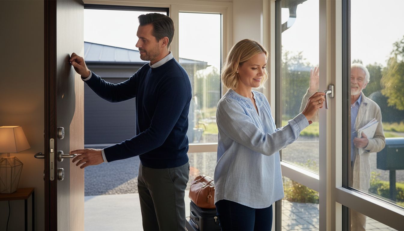 semesterlåsning säkerhet hem