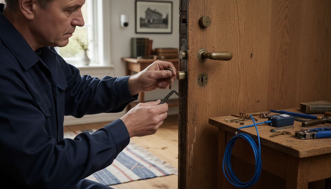 tillhållarlås säkerhet hemma