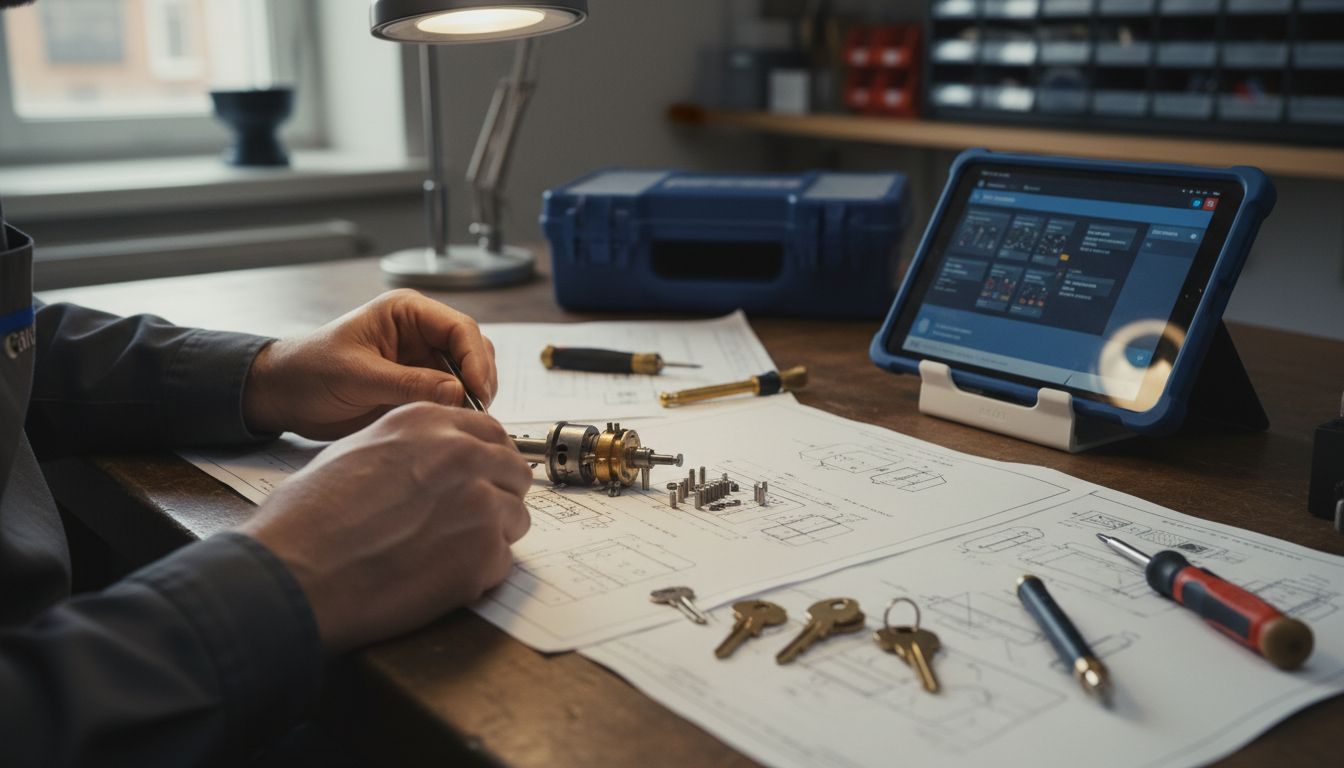 moderna lås säkerhet arbetsmiljö