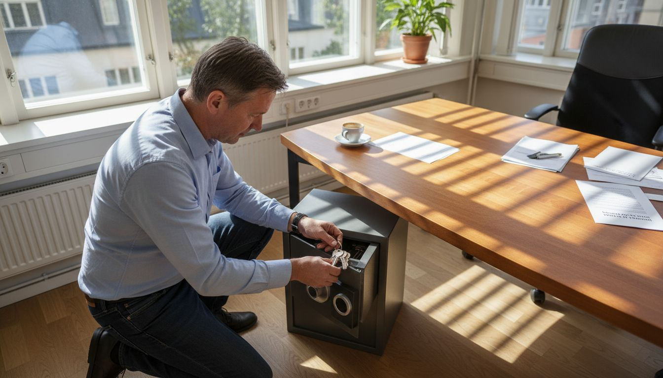 Man förvarar nycklarna säkert i ett digitalt valv.