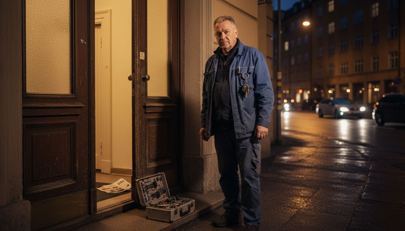 Låssmeden rycker ut på kvällstid