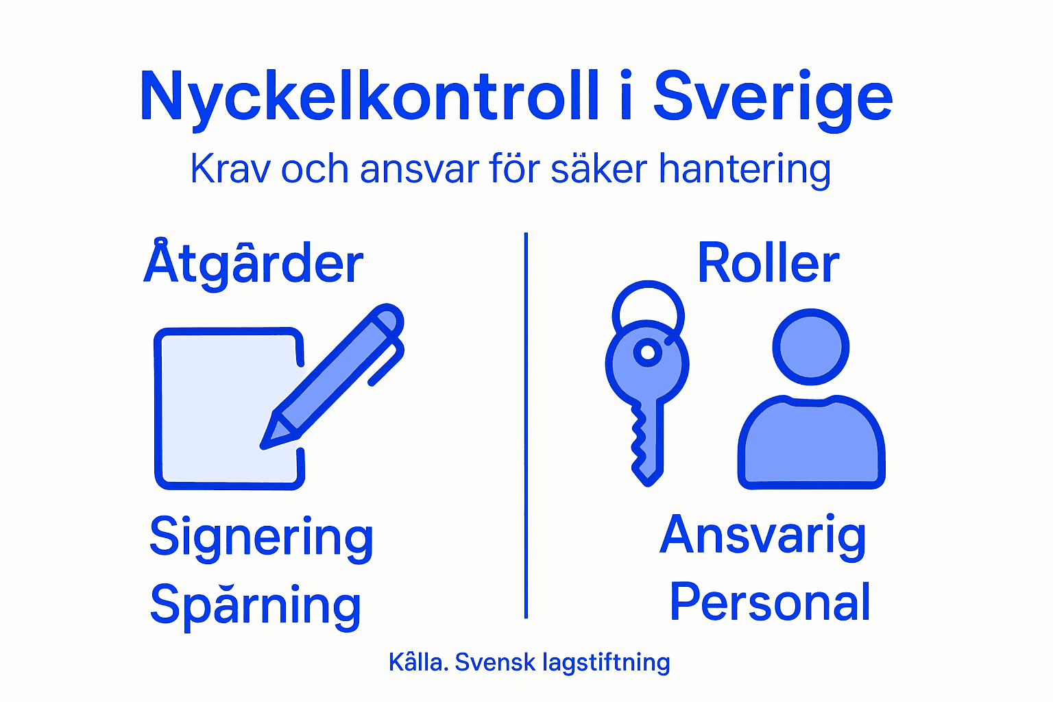 Översikt: nyckelhantering och juridiska riktlinjer