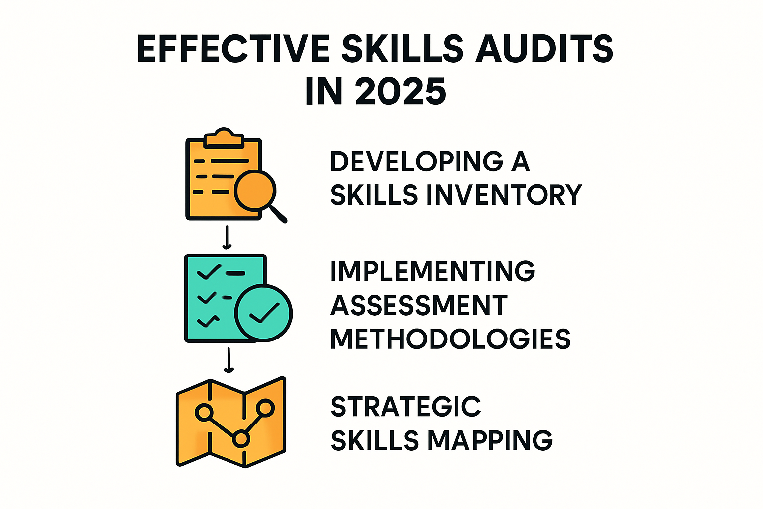 Key steps for effective skills audits.