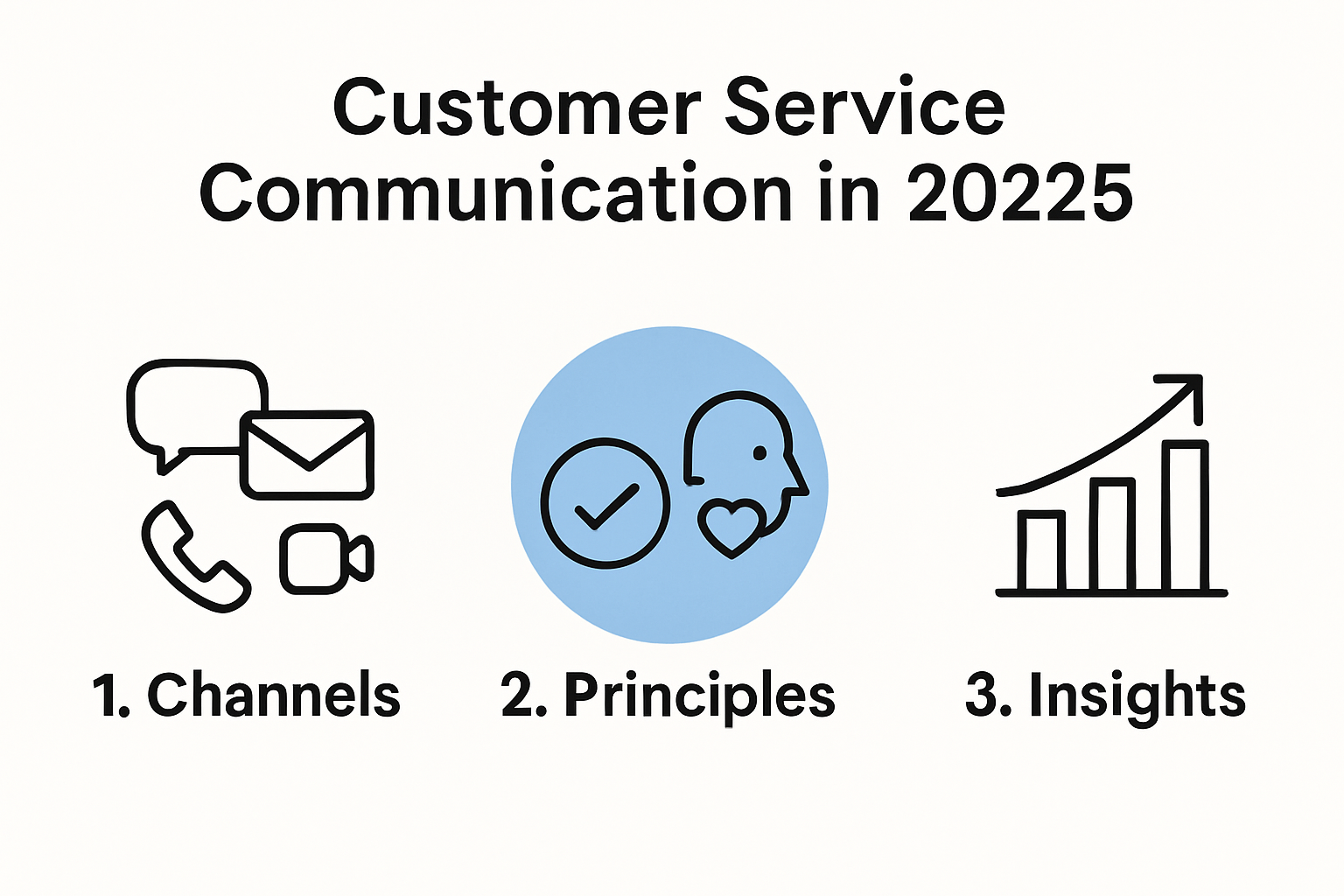 Nine digital customer service communication strategies infographic