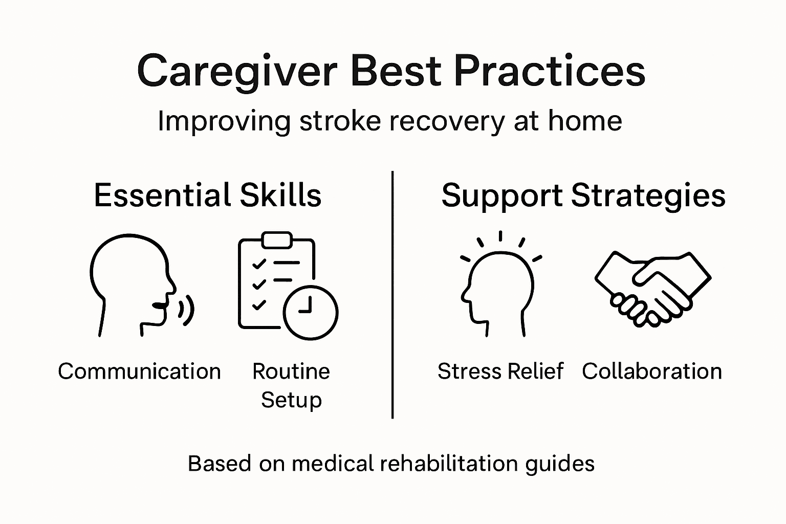 Infographic: caregiver best practices at home