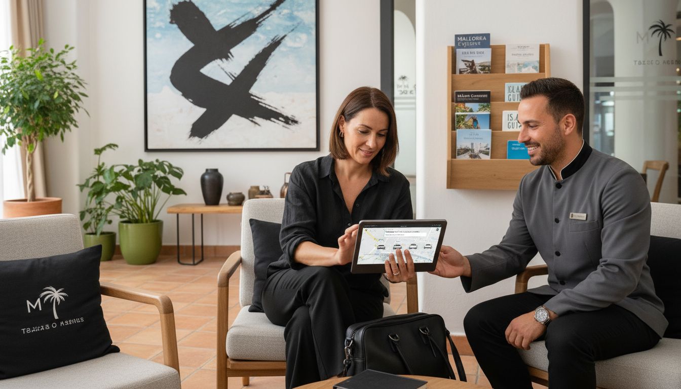 Mallorca hotel taxi app