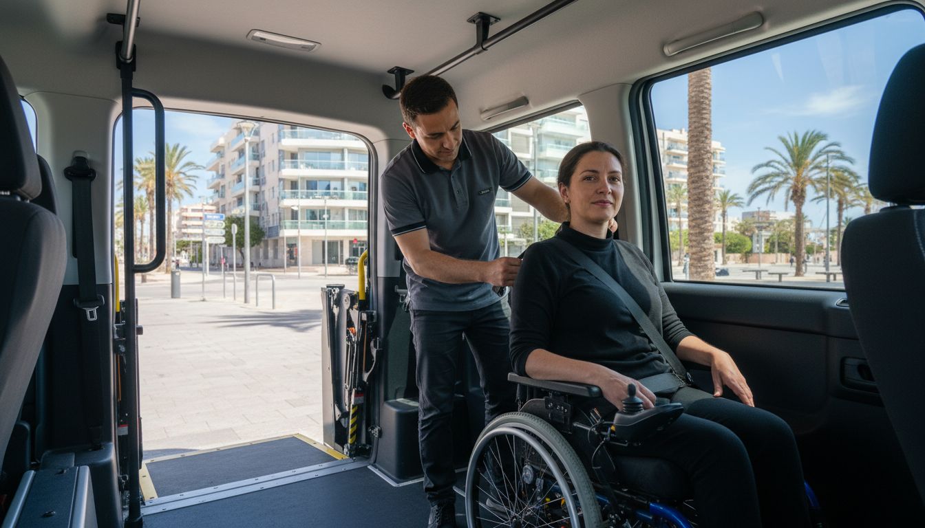 interior taxi accesible