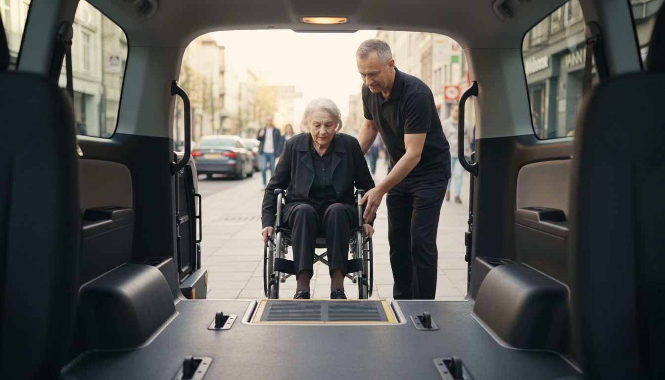 interior taxi adaptado