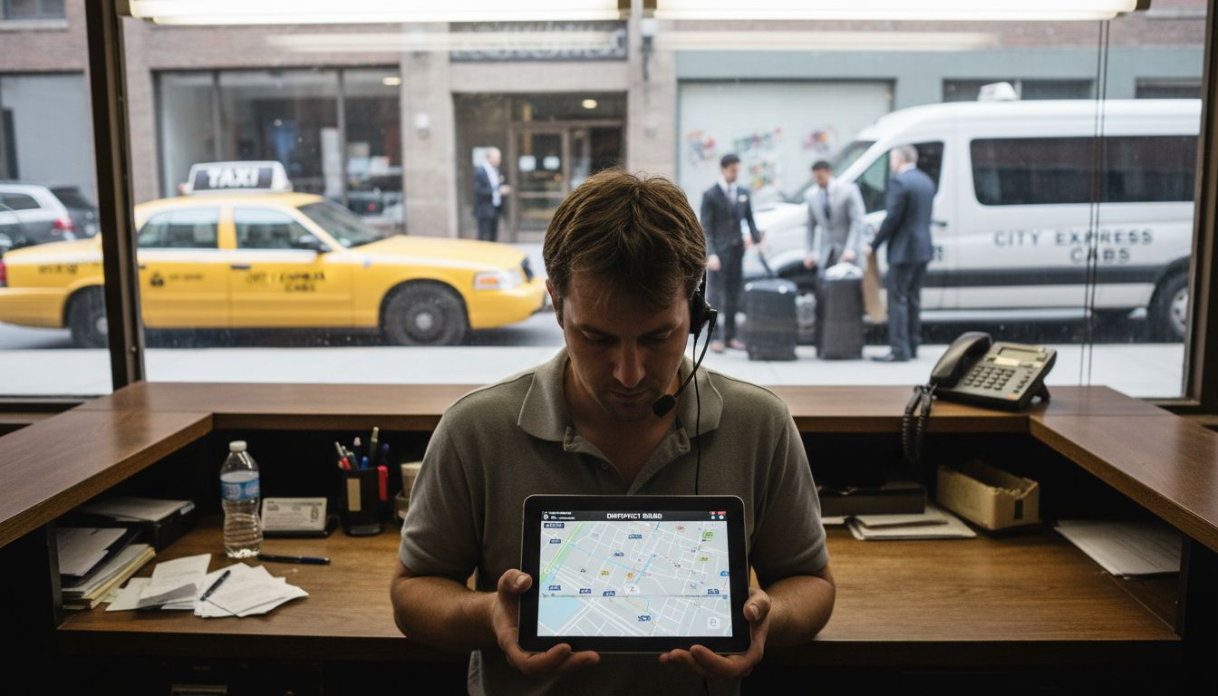 Dispatcher manages various Mallorca taxi types