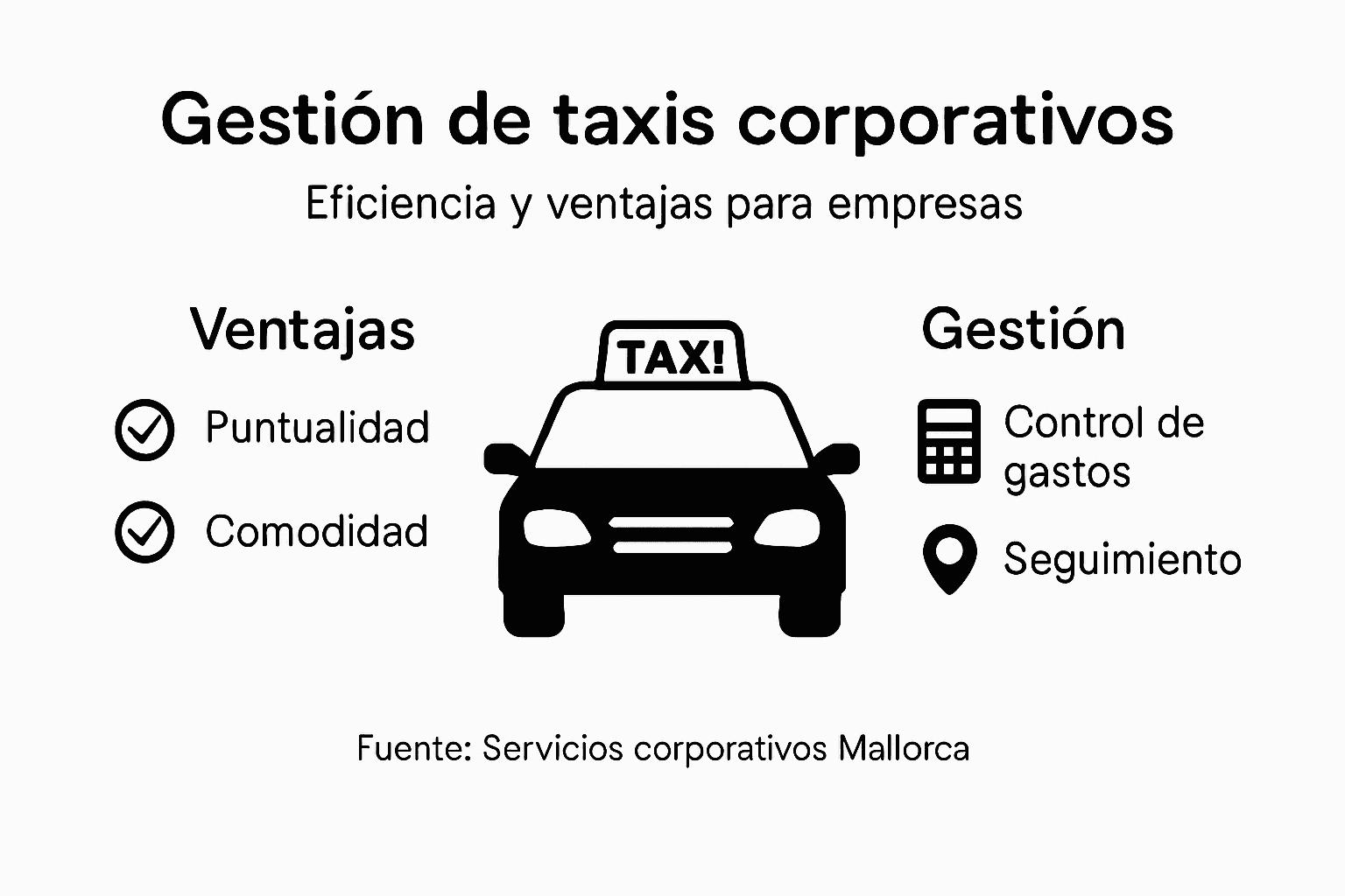 Guía visual para la administración eficiente de taxis empresariales