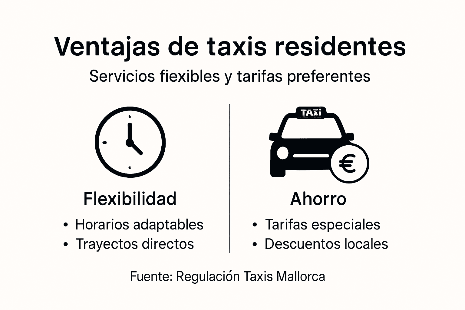 Infografía: las principales ventajas de contar con taxis de la zona