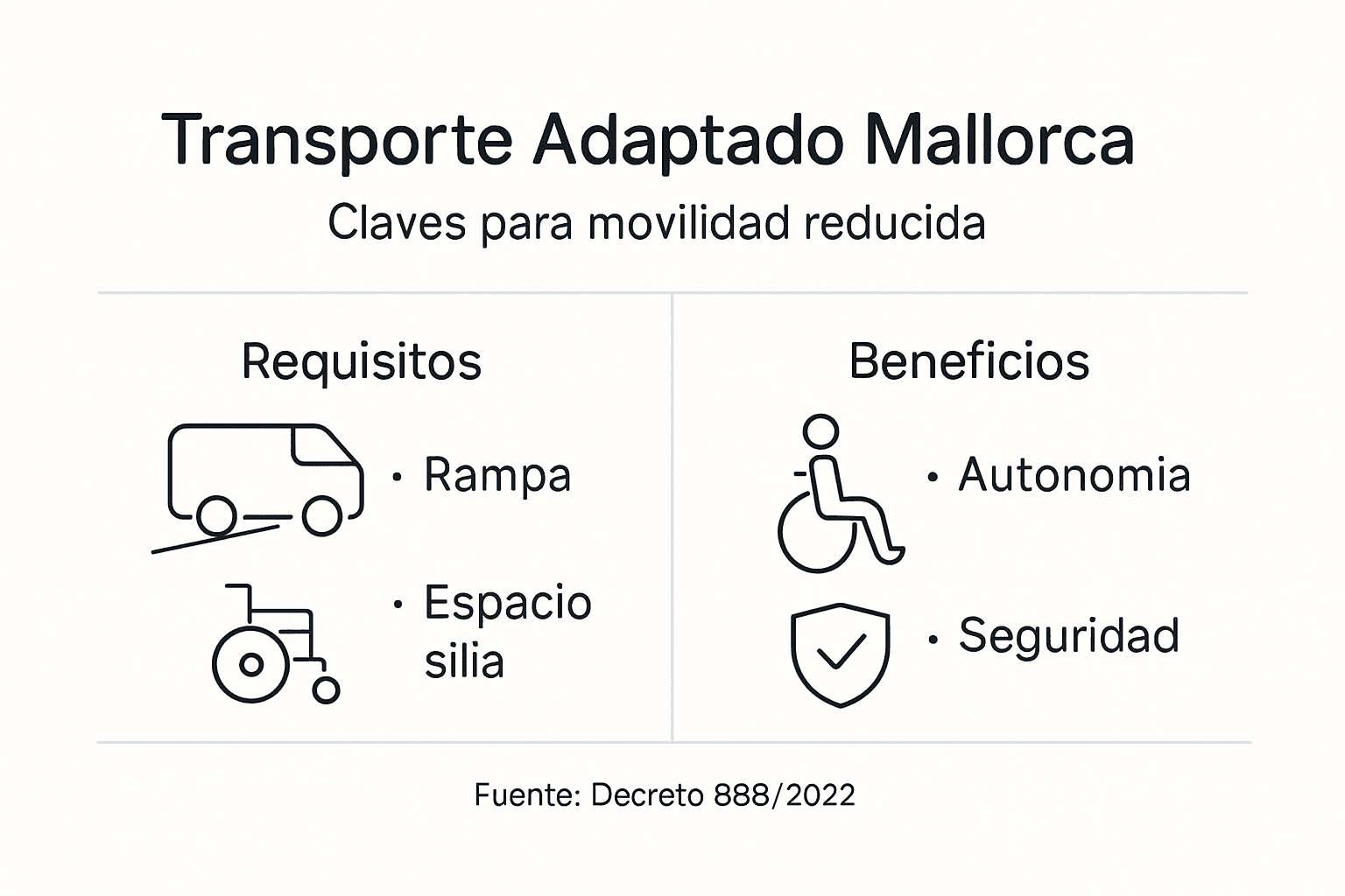 Descubre en esta infografía cómo el transporte accesible transforma la vida de las personas y aporta beneficios para toda la sociedad.