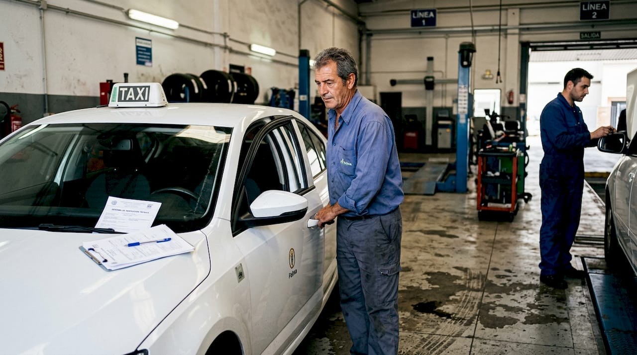 Revisión de seguridad de taxis en Mallorca