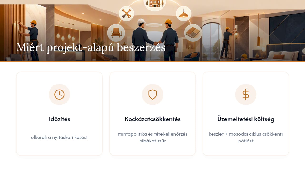 Miért választják egyre többen a projekt-alapú beszerzést önálló rendelések helyett? — overview diagram