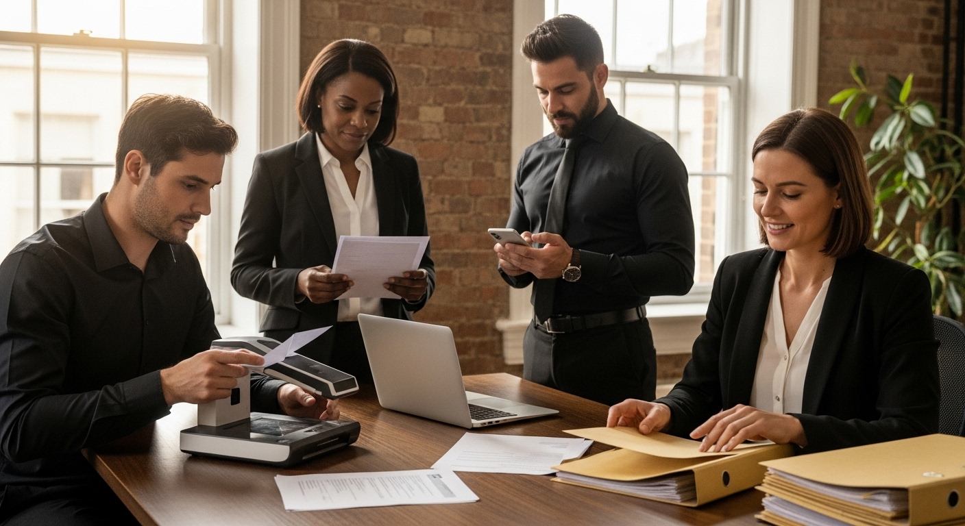 gestion flexible des correspondances équipe bureau