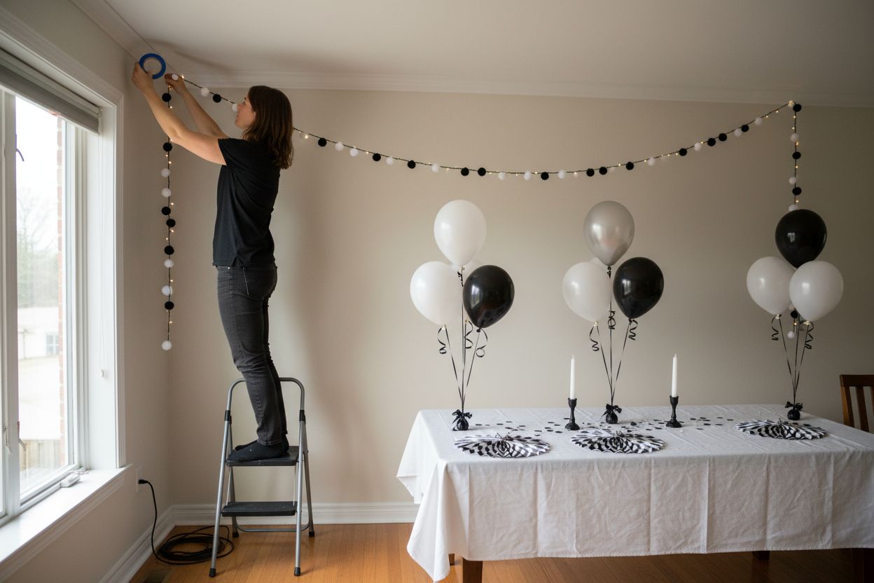 feestdecoratie ophangen diy