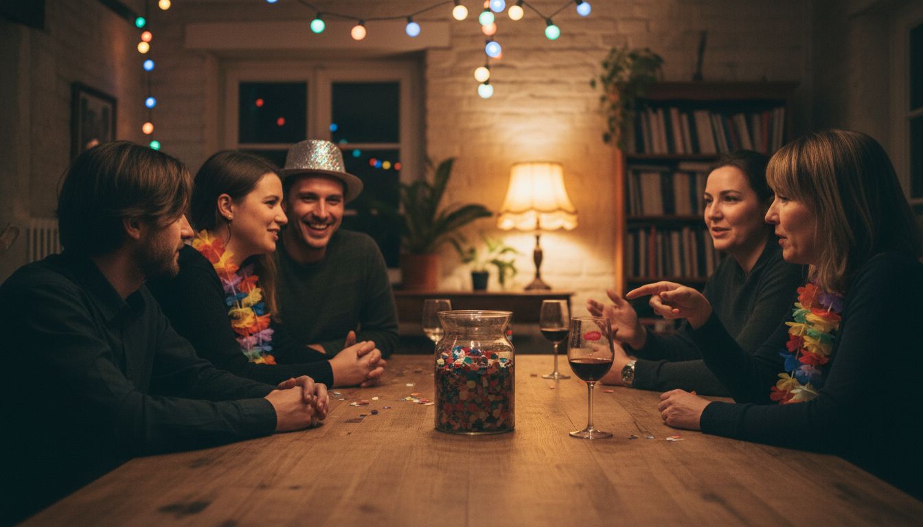 Op het themafeest genieten de gasten volop van de gezellige sfeer.