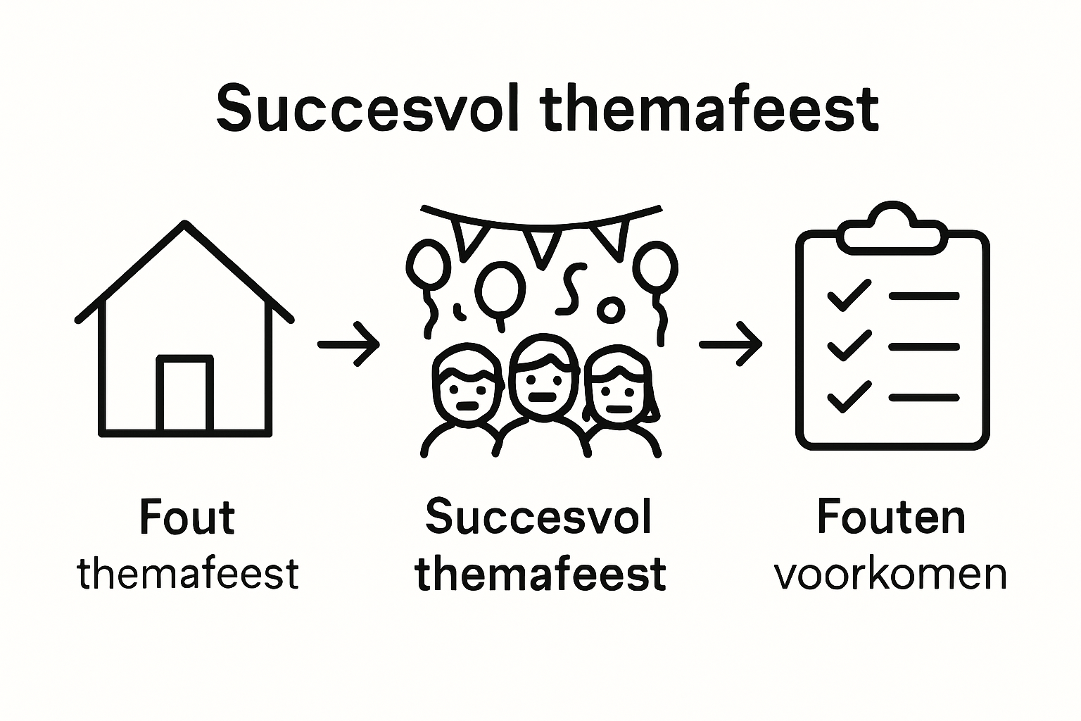 Infographic: de do’s & don’ts van een geslaagd themafeest