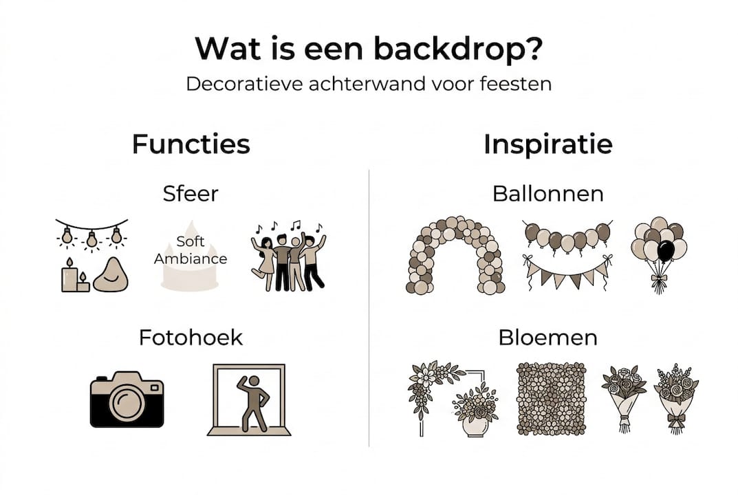 Infographic: handige toepassingen en verrassende ideeën voor backdrops