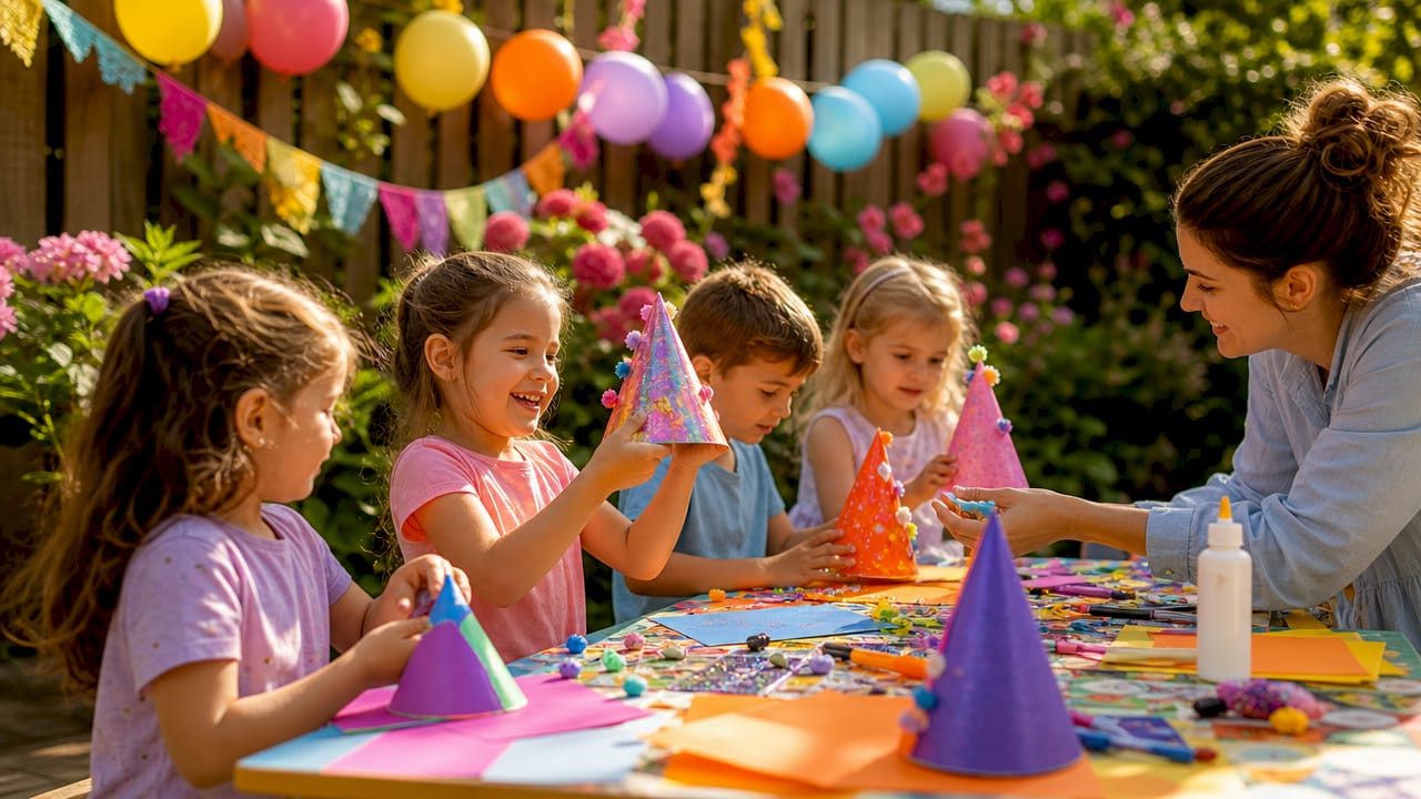 Leuke knutsel- en spelletjesactiviteiten voor kinderfeestjes binnenshuis