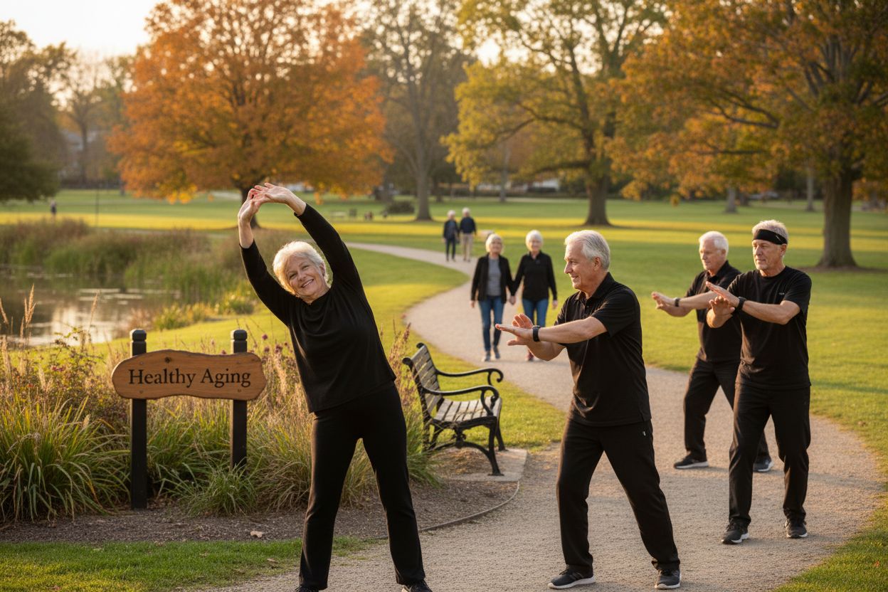 active aging outdoors