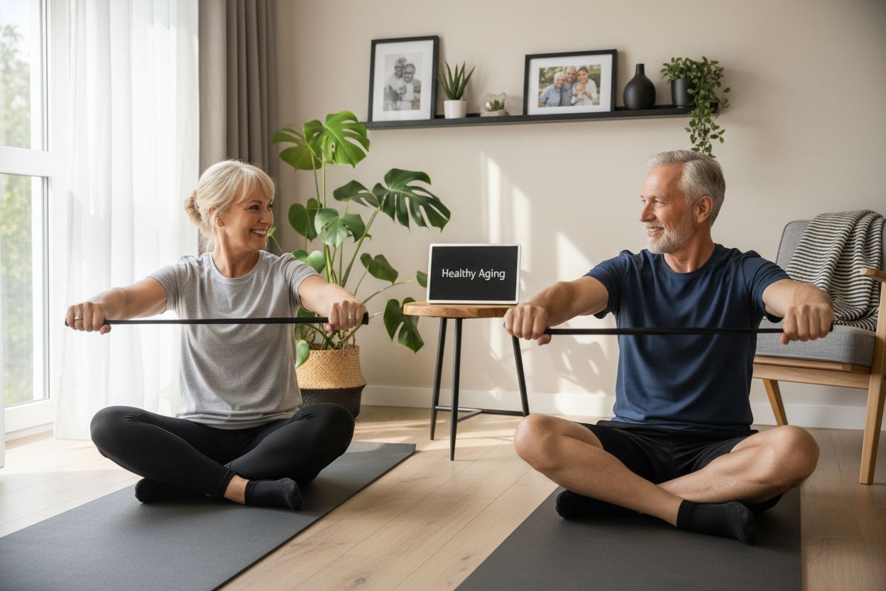 resistance bands healthy aging