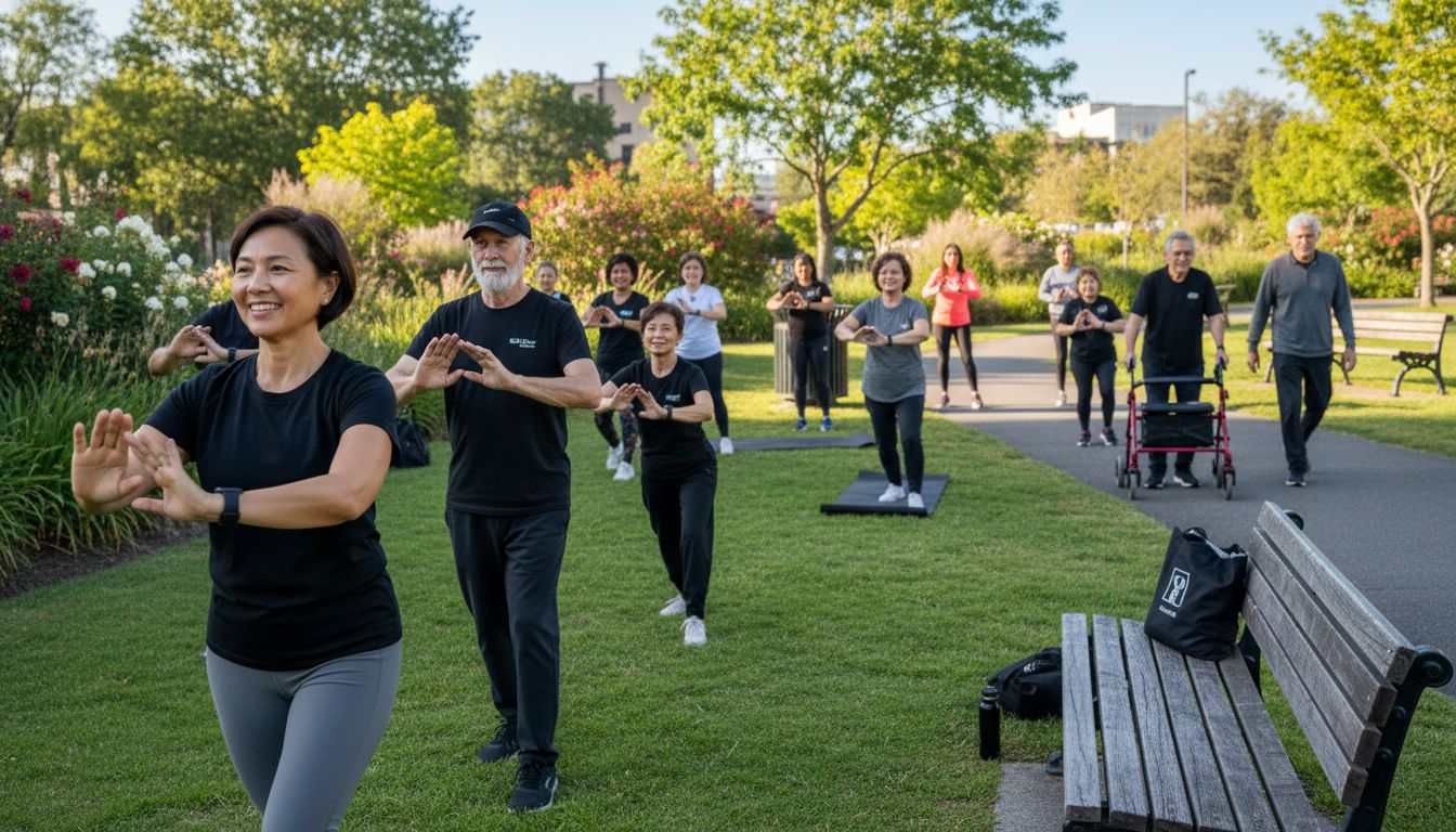 group wellness routine