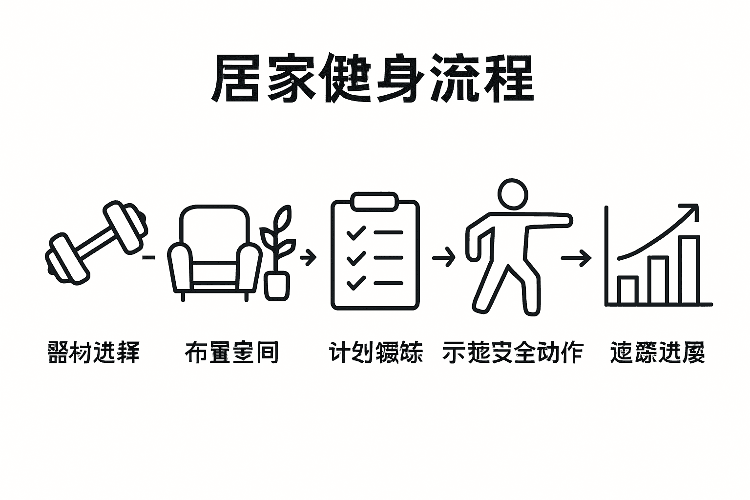 老年人居家健身五步法图解