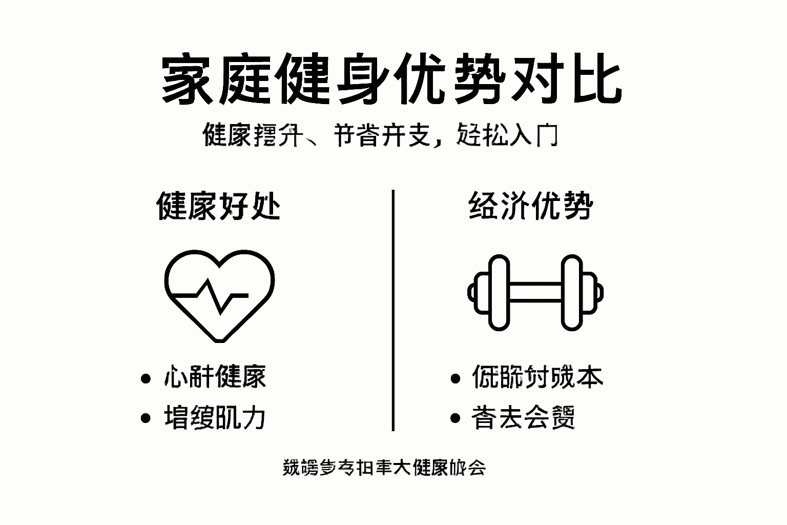 家庭健身的健康益处与经济实惠对比一览图