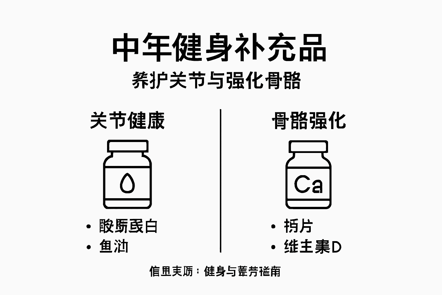 中年人健身营养补给指南一览