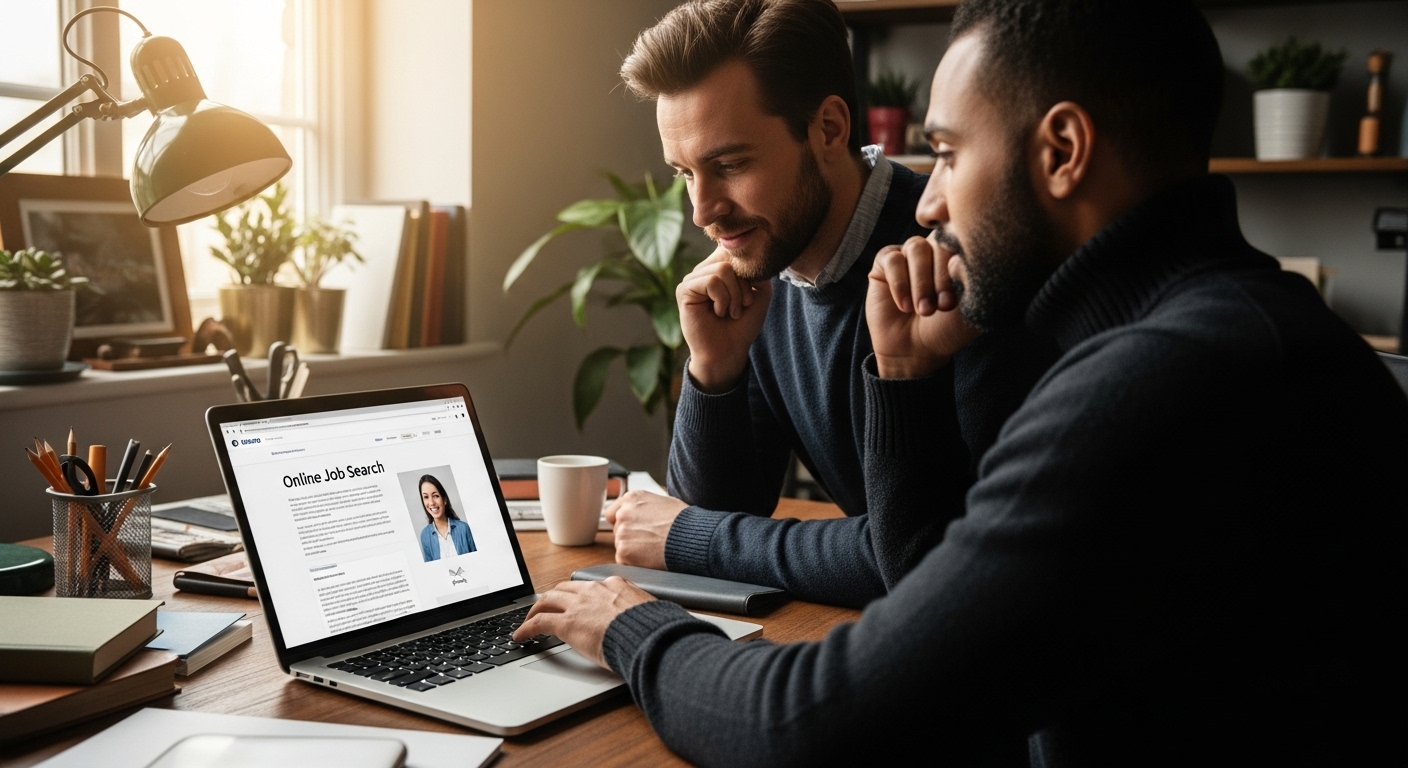 online job search, digital platforms