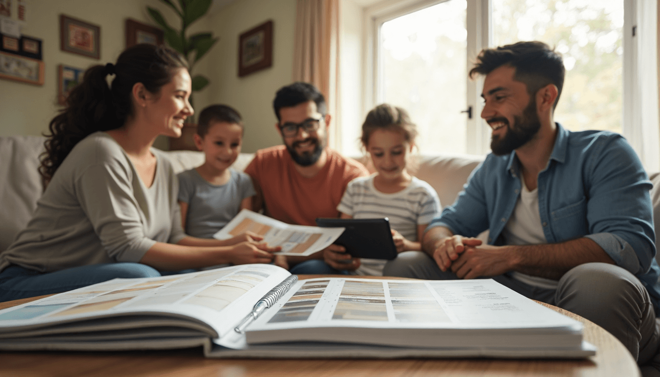 Durban family consulting installer about window security coverings