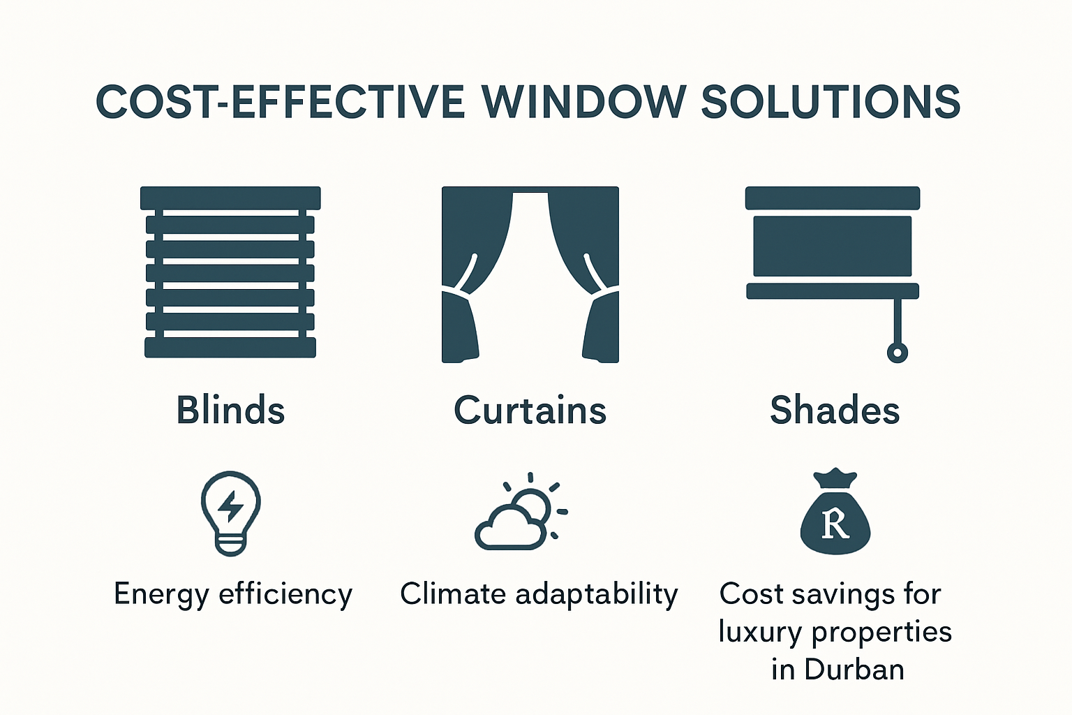 Infographic comparing window solutions and cost savings