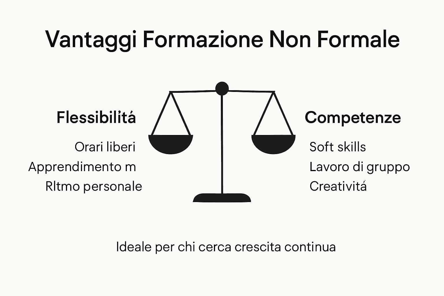 Infografica: i punti di forza della formazione online informale