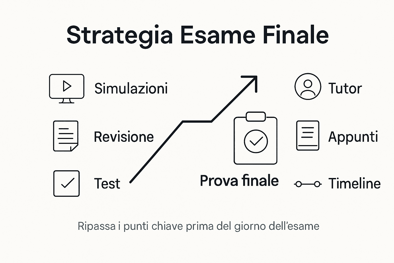 Infografica: consigli e strategie per affrontare al meglio l’esame finale del diploma online