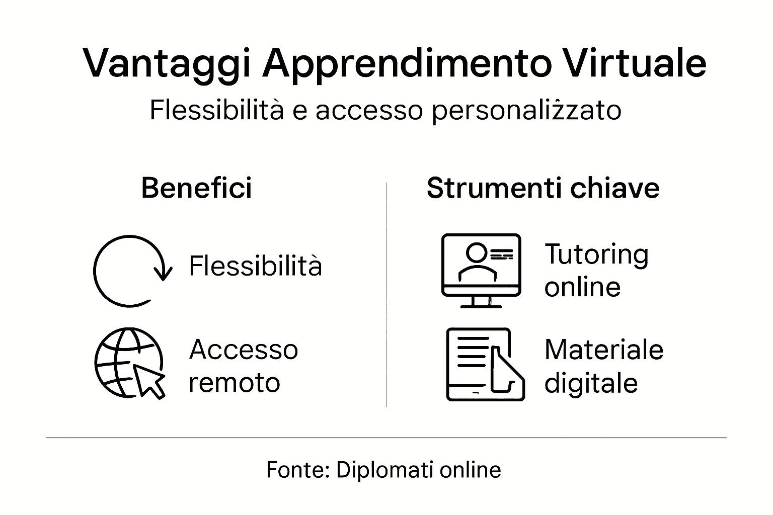Infografica: tutti i benefici della formazione online