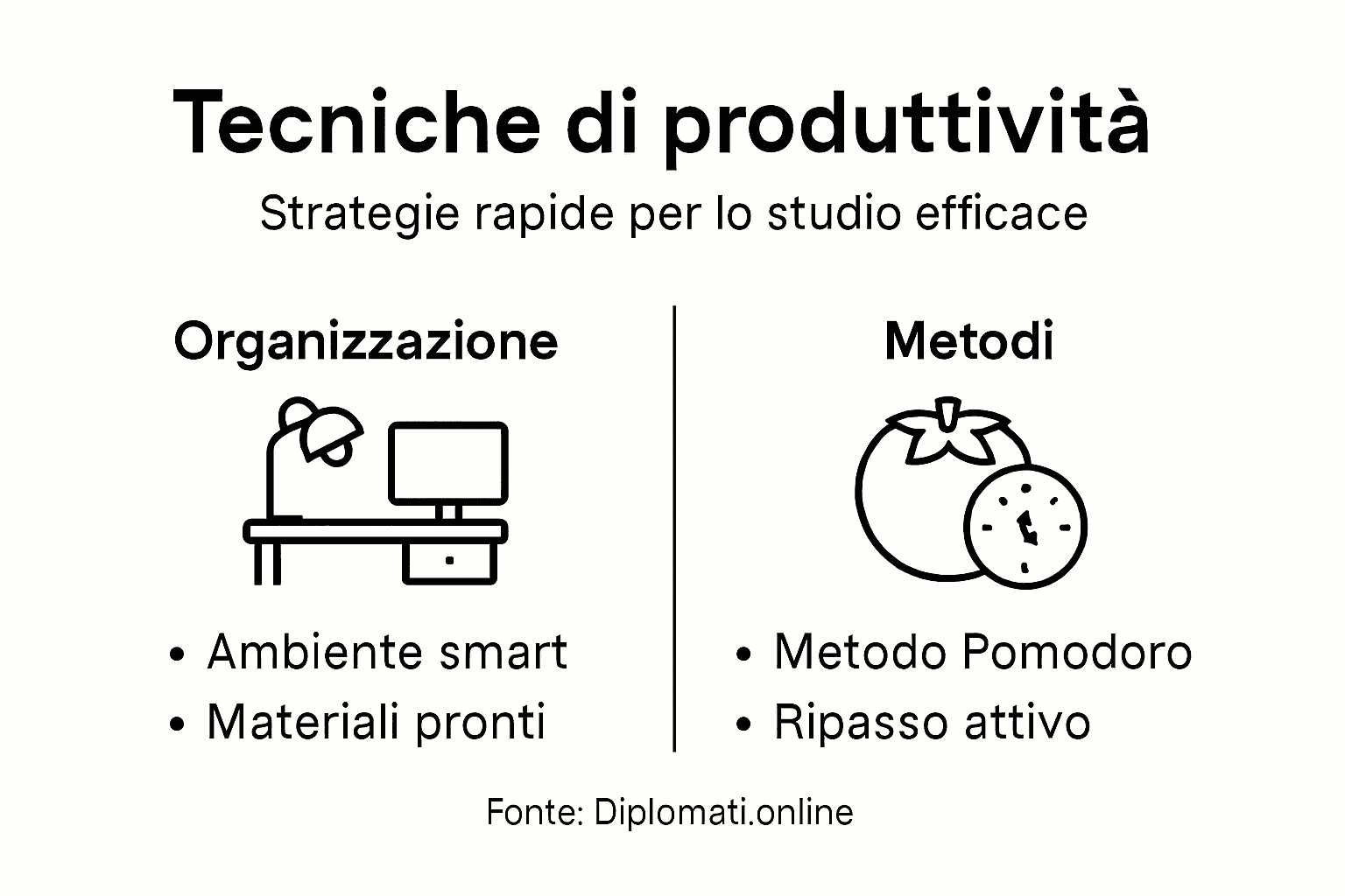 Infografica: strategie efficaci per migliorare la produttività nello studio