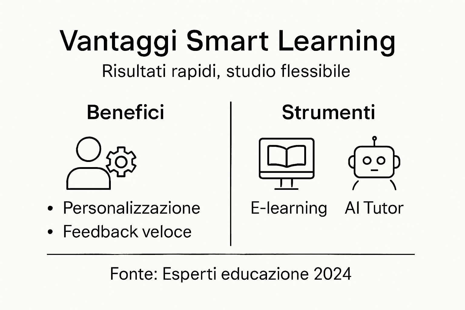 Infografica: tutti i benefici dell'apprendimento smart