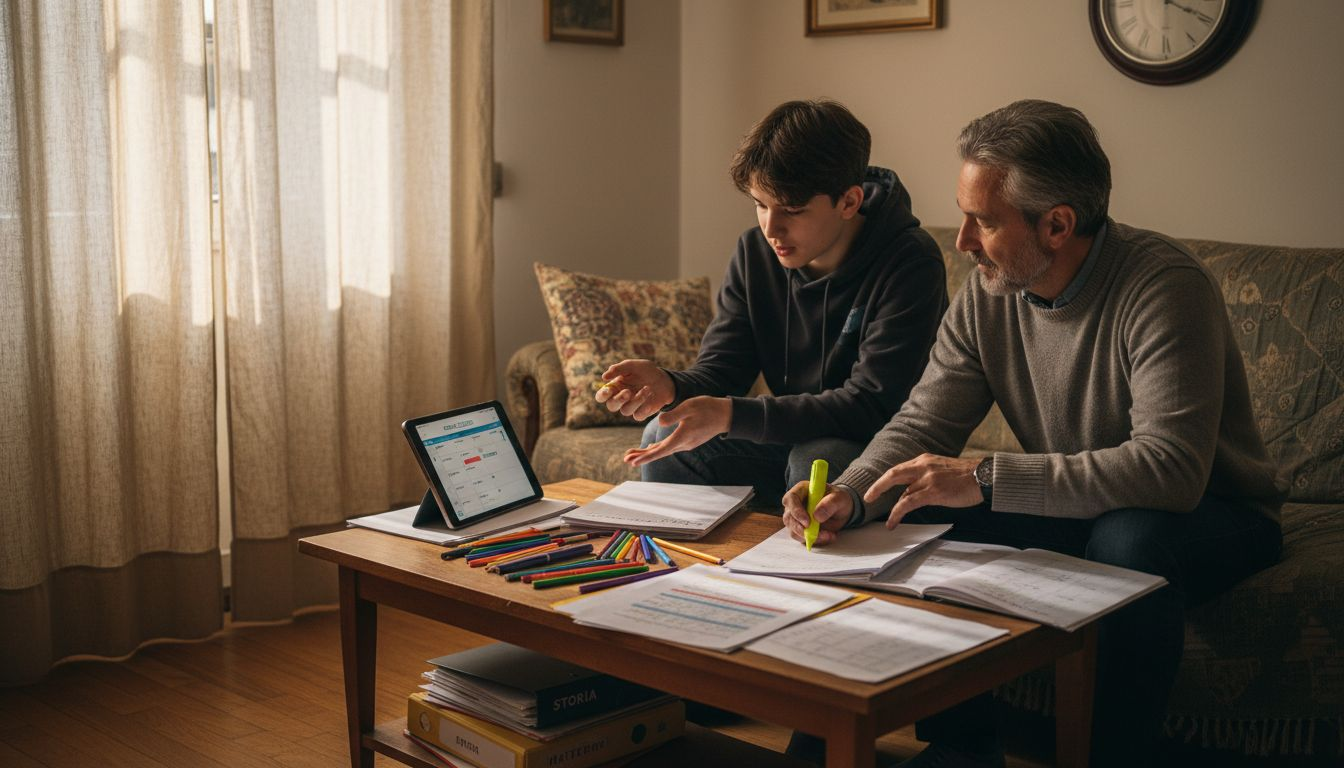 Tutor e studente collaborano per creare un percorso di studio su misura.