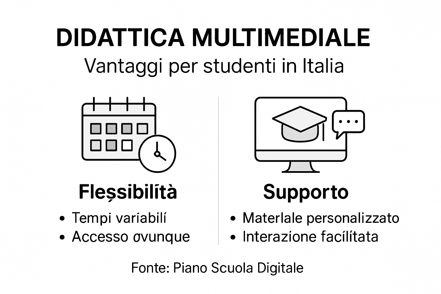 Grafica informativa: scopri tutti i principali vantaggi dell’apprendimento multimediale