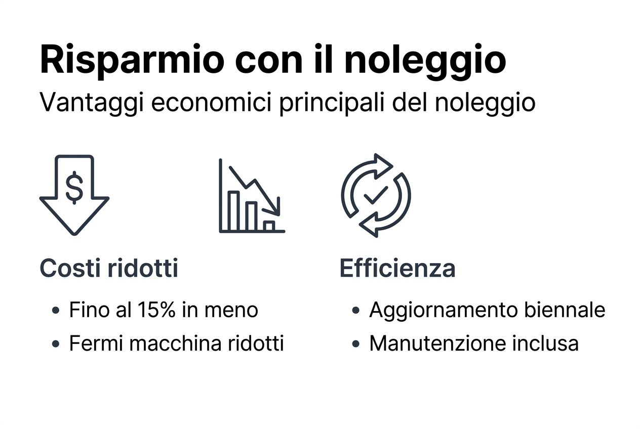 Infografica: tutti i vantaggi economici del noleggio di macchine agricole