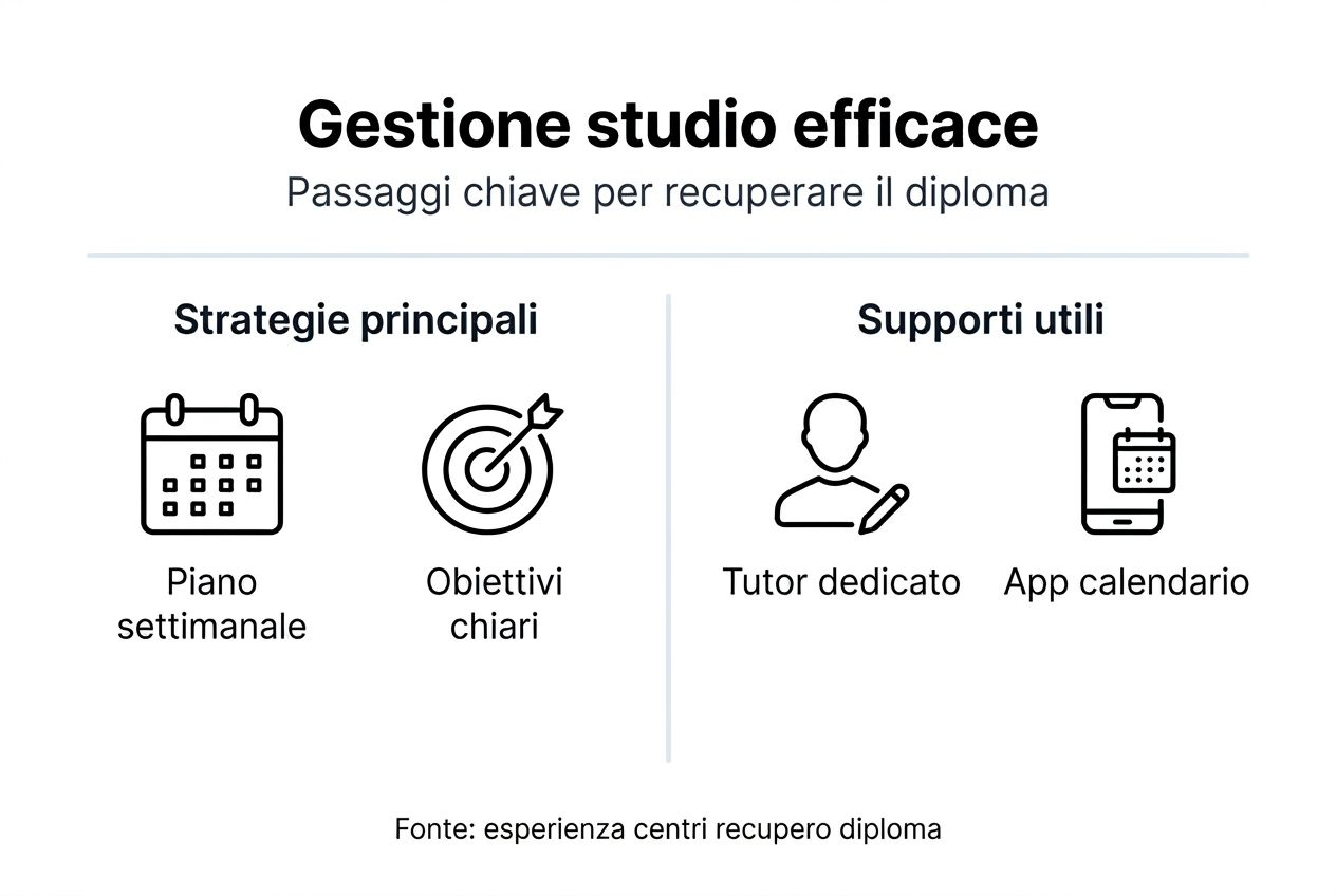Infografica: consigli pratici per organizzare al meglio il carico di studio