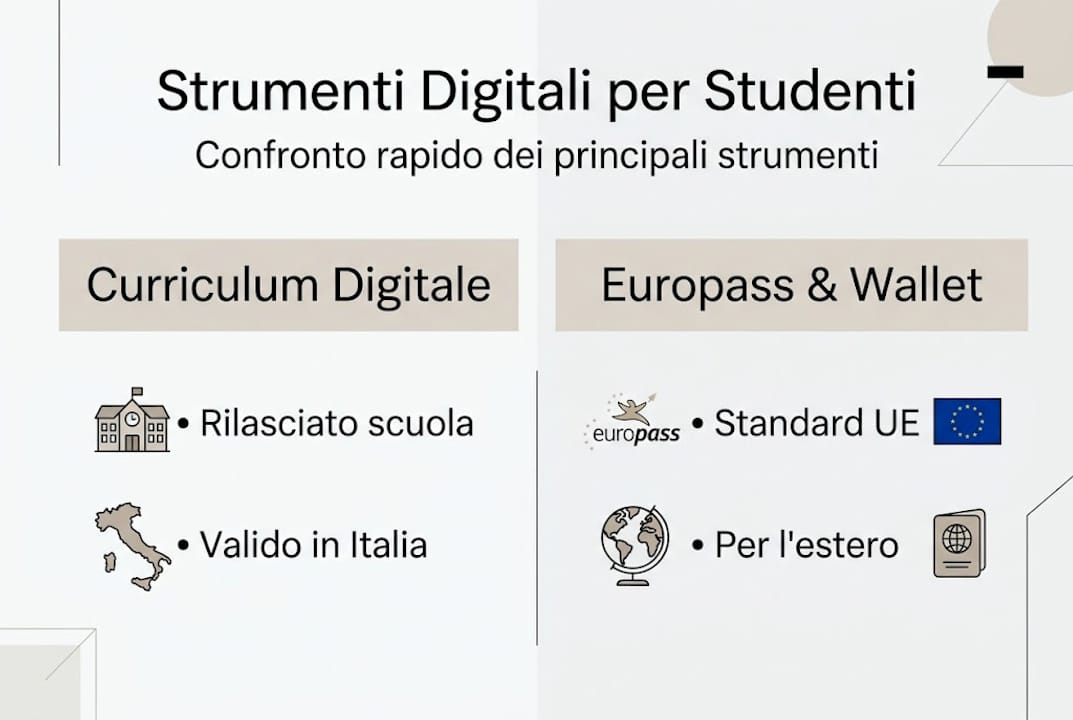 Guida visiva agli strumenti digitali per arricchire e ottimizzare il tuo curriculum