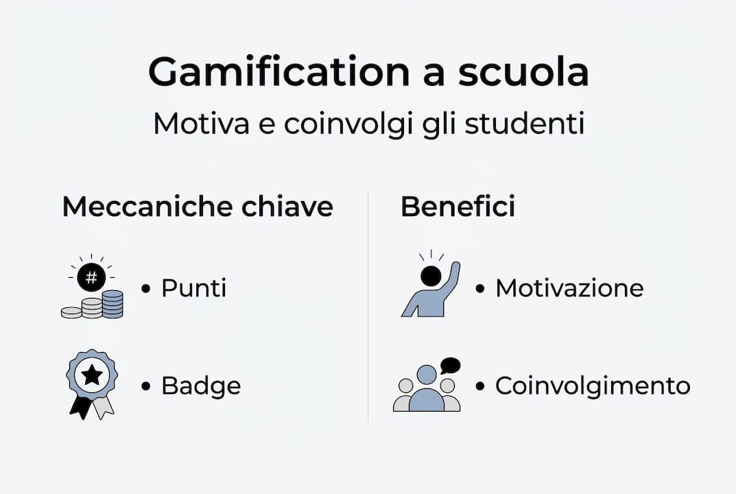 Infografica sulla gamification: scopri le principali dinamiche di gioco e i vantaggi per utenti e aziende