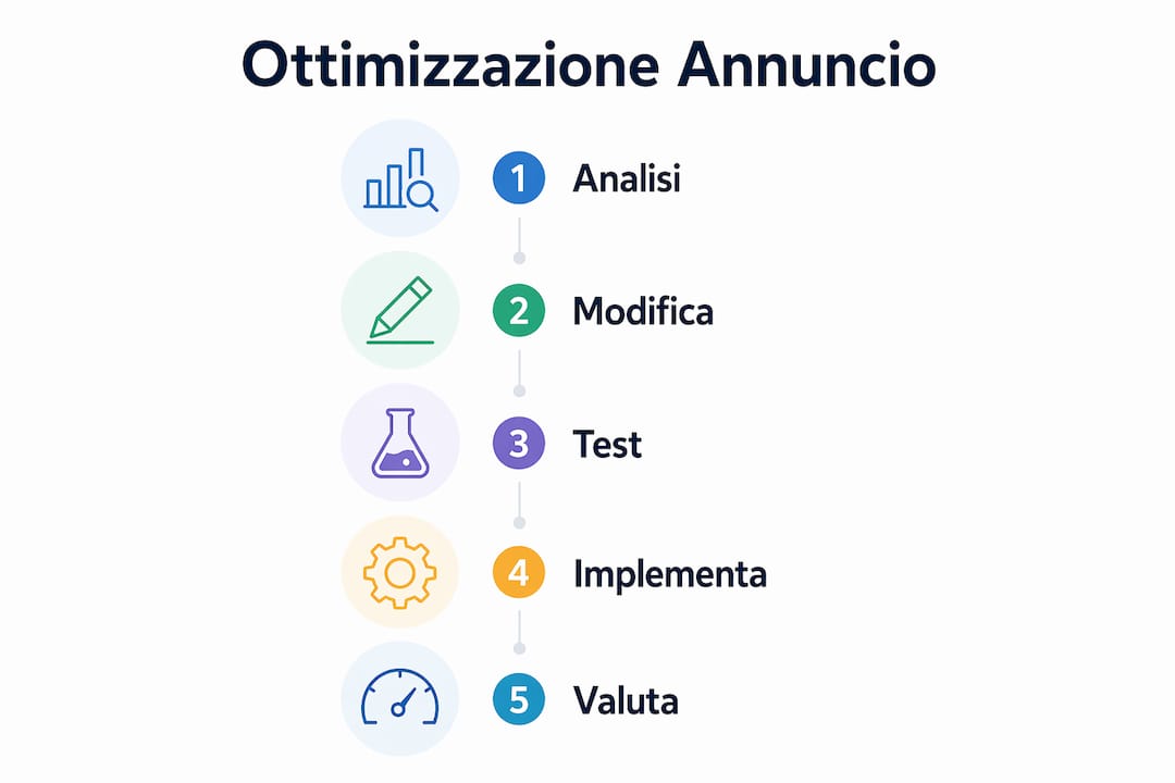 Infografica: le fasi chiave per ottimizzare il tuo annuncio di affitto