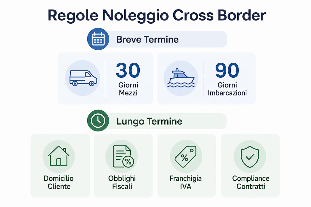 Panoramica normativa sul noleggio cross border: infografica aggiornata al 2026