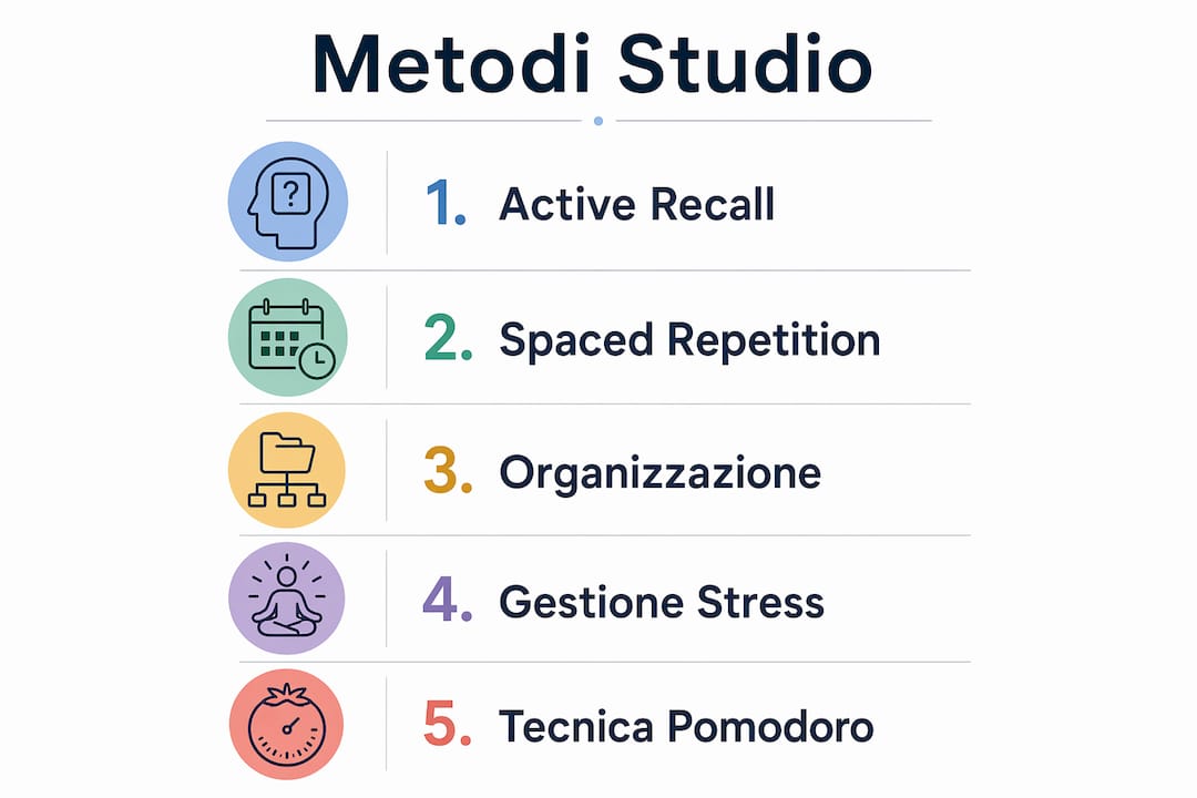 Infografica: scopri le strategie di studio più efficaci