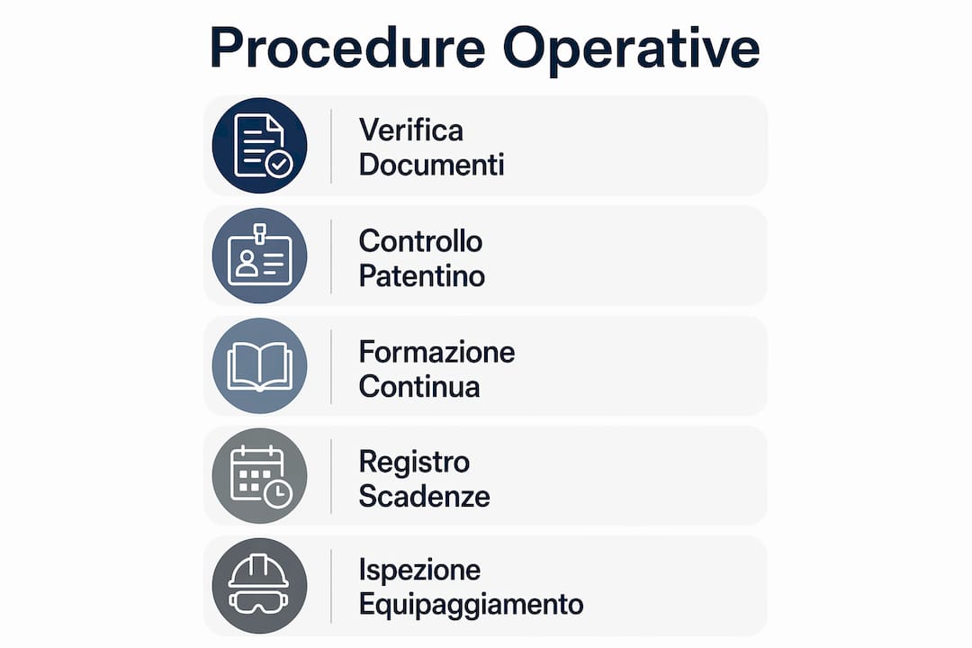 Infografica sulle attività operative di tutti i giorni