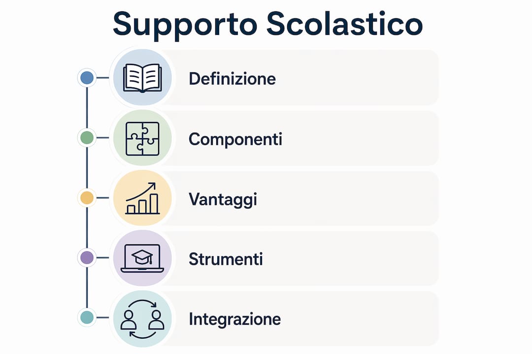 Infografica che illustra, in modo verticale, le diverse fasi dell’assistenza digitale